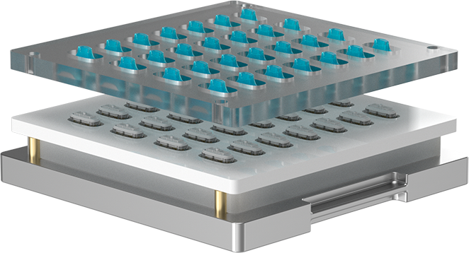 YT-035 automated filling and capping tooling